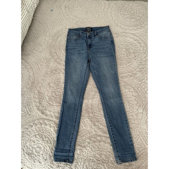 d.jeans Women’s Skinny Jeans Blue Size 6 Mid Rise Stretch Denim - Picture 1 of 6